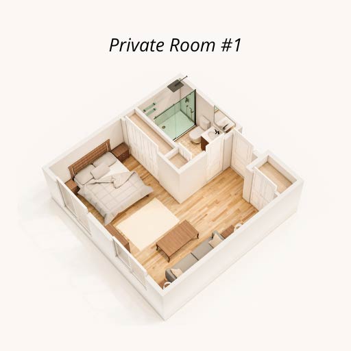 Private Room Layout 1